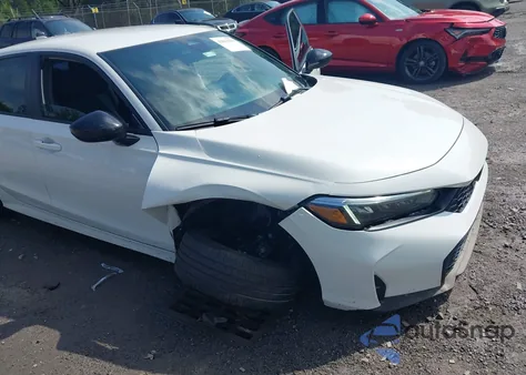 2025 Honda Civic Sport z USA, uszkodzony, nr VIN 2HGFE2F57SH500960